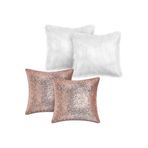 LadiesHome 4 Parça Peluş Ve Payetli Kırlent Kılıfı 45*45