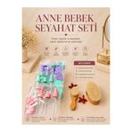 ladin natural beauty Anne Bebek Seyahat Bakım Seti | Taşınabilir Kozmetik Şişe Organizeri