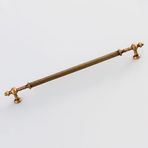 Ladin Tırtıklı Antik Bakır Metal Kulp 320 Mm Dayanıklı Kulpları Mobilya Çekmece Dolap Kapak Kulpu