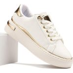 Lady Classy Kadın Günlük Ortopedik Kaymaz Kırılmaz Taban Konforlu Ortopedik Sneakers Spor Ayakkabı - Beyaz