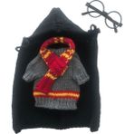 Lady Fify Kedi Köpek için Harry Potter Kostümü (Cüppe, Kazak, Kaşkol, Gözlük Takım)