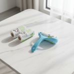 Lady Fify Kedi ve Köpek Için Ergonomik Saplı Tüy Toplama Rulosu + 2 Yedek Rulo (180 Yaprak) - Mavi