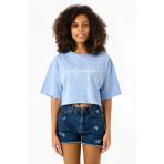 Lady Gaga Abracadabra Bebe Mavi Kadın Crop Tshirt