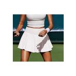 LADY HAZAL Beyaz Yüksek Bel Tenis Etek - Darkalıp Şort Etek - Cepli Mini Spor Etek-double Layer Tennis Skirt