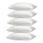 Lady Moda Home 5 Adet Slikon Yastık 1000GR/ADET - 50 x 70 cm - Beyaz