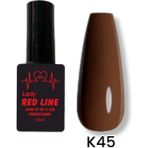 Lady Red Line Kalıcı Oje 10 ml K45 - Çikolata Kahve