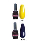 Lady Red Line Kalıcı Oje 12Ml [Taraftar Serisi] K61 K14 Sarı Lacivert