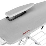 Lady Saraylı Tamara Ütü Masası – Isıya Dayanıklı Teflon Kumaş, Elektrostatik Boyalı Monoblok Tabla, 42x125 cm Desenli Yüzey