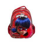 Ladybug Miraculous Sırt Çantası, Renkli, Okul Çantası, 29 x 16 x 39 cm