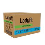 Ladyfit Bambu Gece 216'lı Vegan Ped (12 x 18 Adet)