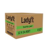 Ladyfit Bambu Normal 288'li Vegan Ped (12 x 24 Adet)