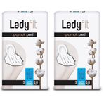 Ladyfit Pamuk Süper Gece 18'li Vegan Ped 2li paket