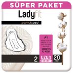 Ladyfit Pamuk Süper Uzun 20 Ped