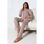 LadyMina Pijama Vizon Hamile Lausa Yumoş Pijama Takım