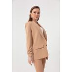 Lafaba Kadın Vizon Blazer Ceket - 42