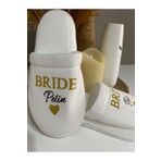 lafazan Kişiye Özel İsimli Bride Terliği Gelin Hamamı Malzemeleri Terlik Brideshower Bride To Be