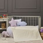 Lafiny - Petite Bebek Battaniye Pamuk Kumaş 90CM x 110CM Krem