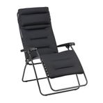 Lafuma Mobilier - Zero Gravity RSX Clip XL dolgulu rahatlama koltuğu, bahçe ve iç mekan için katlanabilir şezlong, dayanıklı AirComfort® kumaş, çok pozisyonlu XL, konforlu
