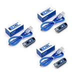 LAFVIN Nano V3.0, Nano Board ATmega328P 5V 16M Mikro Denetleyici Kartı Arduino IDE ile Uyumlu (Nano x 3 USB Kablosu ile)