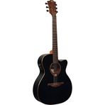 LAG T118ACE Tramontane Auditorium Cut Black Elektro Akustik Gitar