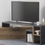 Lagomood Karamel Tv Sehpası, Antrasit Ceviz