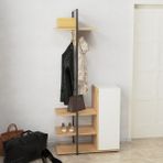 Lagomood Rone Portmanto Beyaz Meşe