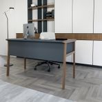 Lagomood Zenith Çalışma Masası, Antrasit Ceviz, 120Cm