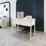 Lagomood Zenith Çalışma Masası Beyaz, 90 Cm