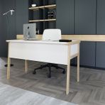 Lagomood Zenith Çalışma Masası, Beyaz Meşe, 120Cm