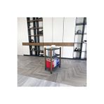 Lagomood Zenith Kitaplık Antrasit Ceviz