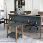 Lagomood Zenith Ofis Masa Takım, Antrasit Ceviz