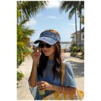 LAGRANZE Virolla Washed Visor Şapka – Ayarlanabilir Vintage Yıkamalı Güneşlik Spor Model