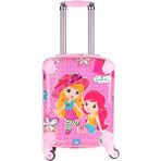 Laguna 02025 Pembe Çiçek Kız Kız Çocuk Valizi