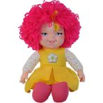 Lahana Saçlı Gökkuşağı Bebek,dolgu Bebek 45 cm Pembe