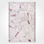 Laila Bej Geometrik Etnik Pamuk Kolay Temizlenen Yumuşak Makine Salon Halı-I-Cr-Argilla-15531K-120x300