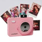 Laiser Z5s İnstant Kamera ve Fotoğraf Yazıcısı - Şipşak Fotoğraf Makinesi - Pink