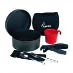 Laken Aluminyum Teflon Kaplama Bir Kisilik Pisirme Seti+Nprn Kilifli Ø17cm Lk6011fn