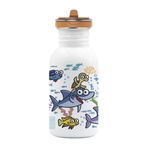 Laken Çelik 18/8 Flow Basic Şişe 0,50L - Sea Friends LKBSFSF Beyaz 0,50L