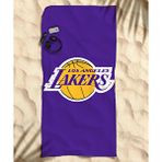 Lakers Temalı Plaj Havlusu Çok Renkli
