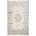 Lakshmi Bej Madalyon Modern Geometrik Etnik Desenli Boho Makinada Yıkanabilir Hafif Hav Toz Vermez Leke Tutmaz Kaymaz Taban Dijital Makine Baskı Halı Oturma Odası Salon Yolluk Koridor Mutfak Halısı