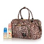 Lal Baby Baggage Bag Leopar Omuz Askılı Anne Bebek Bakım Çantası