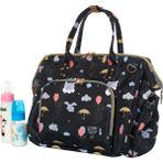 Lal Baby Baggage Bag Siyah Omuz Askılı Anne Bebek Bakım Çantası