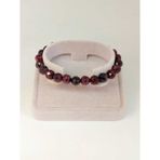 Lal (Granat) (Garnet) Taşı Faset Kesim 8mm Unisex Bileklik (42515-tek)