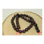 Lal (Granat) (Garnet) Taşı Faset Kesim YARIM Dizi 10mm (18cm uzunluğundadır)