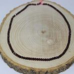 Lal - Granat - Garnet Taşı Rondela Faset Kesim 3.5*2.5mm YARIM Dizi (17cm uzunluğundadır)