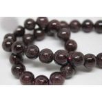 Lal (Granat) (Garnet) Taşı YARIM Dizi 10mm (18cm uzunluğundadır)