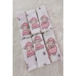 Lal Tasarim Home Collection Lal Tasarım Home Bebek Ağız Mendili - 0 - 2 Yaş - Açık Pembe