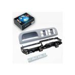 Lala Otomotiv Vw Passat B5 Gri Kapı Kolu Cam Düğme Çerçeve Kapak Seti (4 Kapılı Araçlar) 3B1867179C 3B1867171E