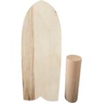 Lala Toys Denge Tahtası - Ahşap Denge Tahtası (Wooden Balance Board) - Ahşap Desenli