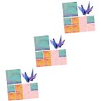 LALAFINA 36 Sayfa Origami Kağıdı Büyük Çocuklar Için Origami Parıltılı Ambalaj Kağıdı Parıltılı Origami Kağıdı Renkli Karışık Origami El Yapımı Origami Washi Çocuk Kağıdı Tek Taraflı X10